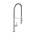 thumbnail image 2 of Chalet Single Handle, Pull-Down Kitchen Faucet in Brushed Nickel, 2 of 11