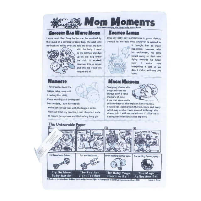 LYUMO Infant Book Sound Paper Baby First Fabric Book Early Educational Interaction Newspaper,Soft book,Newspaper Toy