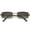Silver / Lavender, variant on Classic Small Metal Rectangle Sunglasses Neutral Colored Flat Lens 54mm (Gold / Amber)