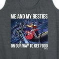 thumbnail image 3 of Disney - Darkwing Duck - Me & My Bestie Getting Food - Women's Racerback Tank Top, 3 of 5