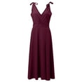 thumbnail image 5 of Sngxgn Women's Full Slip for Under Dresses Sexy Long Sleeveless Dress(,L), 5 of 5