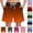 Orange, variant on Fancifize Boys Summer Beach Sweat Shorts Casual Elastic Waist Wide Leg Short Pants Kids Vacation Tie Dye Shorts