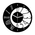 thumbnail image 1 of Reloj de pared nórdico para colgar en la pared, decoración del hogar, estilo nórdico creativo, decorativo, sin , para oficina, cocina, baño y negro, 1 of 8