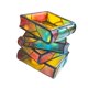 thumbnail image 4 of Maceta decorativa con forma de libro, ideal para lectores. 4 niveles, 4 of 8