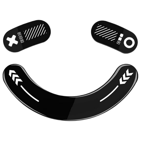 Glass Mouse Feet Skates For V2 Mouse Enhances Gaming Precise And Speed, Smooth Mouse Glides Pads