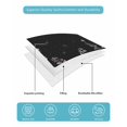 thumbnail image 5 of Black Botanical Twin XL Size Down Alternative Comforter, Lightweight Comforter Quilt Bedding Set with Pillow Shams Dragonfly Flower Leaf Retro Style All Seasons Bed Comforter Duvet Insert 68"x98", 5 of 7