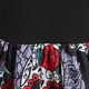 thumbnail image 5 of De Vestido de fiesta con cuello redondo y cremallera con estampado de Halloween para mujer, 5 of 7