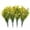 Bell Leaves-yellow-4 Pcs, variant on ZOELNIC 6 Bundle Artificial Bamboo Grass, Plastic Shrubs Leaves Plants Wedding Indoor Outdoor Home Garden Kitchen Office Table Arrangements Christmas Decoration