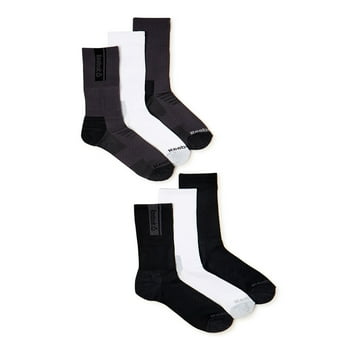 Reebok Men's Tech Comfort Crew Socks, 6-Pack