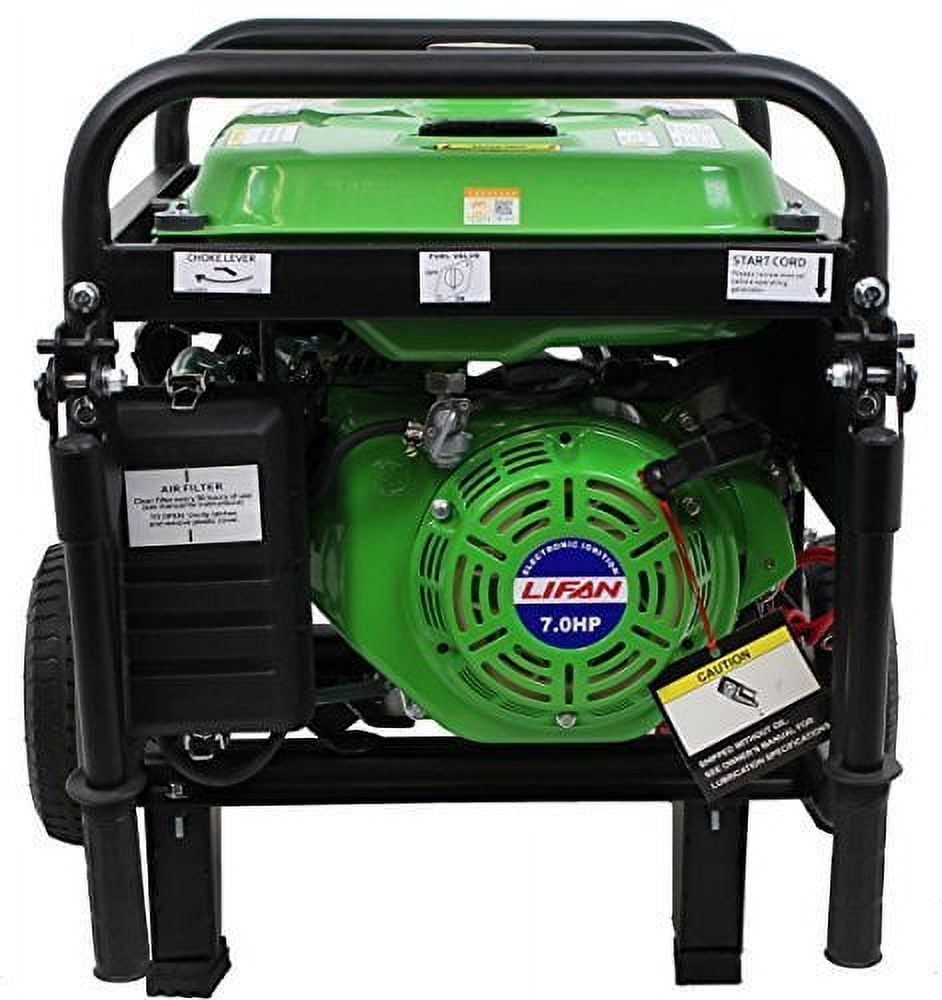 Lifan Energy Storm 4100E, 211cc 7hp, 4-Stroke Industrial Grade, Keyless Push Button Electric/Recoil Start, Gasoline Powered Portable Generator