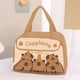 thumbnail image 4 of Bewildely Bolsa de almuerzo impermeable con estampado de animales, linda carpincho, bolsa térmica para estudiantes, bolsa de dibujos animados, Mostrada tipo+3, 4 of 6