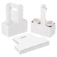 thumbnail image 1 of Uxcell 2 Portavasos con Asa de Cartón Kraft para Llevar Soporte de Taza Desechable Portátil en Blanco, 1 of 1