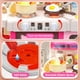 thumbnail image 3 of Set de cocina Kids Play Cute Stone de 102 cm, estufa y fregadero, color rosa, 3 of 9