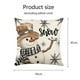 thumbnail image 2 of Fundas de almohada decorativas para vacaciones de invierno, lavables a máquina, material de lino de estilo rústico elegante con cremallera oculta para una fácil limpieza y mantenimiento (juego de 4), 2 of 5