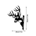 thumbnail image 5 of Pendentif Ferme Peeping Animaux Bétail Métal Art Extérieur Jardin Extérieur, 5 of 5