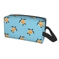thumbnail image 2 of Goofa Turtle Printed Toiletry Bag with Handle,Large Capacity Travel Makeup Cosmetic Bag for Women, Carry on Airport Airline Compliant Bag, 2 of 9