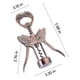 thumbnail image 2 of Wine Opener, 3 in 1 Zinc Alloy Premium Wing Corkscrew Wine Bottle Opener with Multifunctional Bottles Opener Coppercolor, 2 of 5