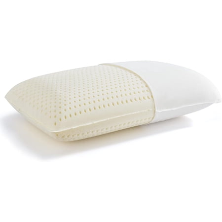 100 Natural Talalay Latex Sleeping Bed Pillow Luxury Soft Queen Size Side Back Stomach Sleepers Removable Breathable Cotton Cover