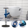 thumbnail image 4 of Desatascador de inodoro de alta presión para baño, suelos y duchas. Desatascador multiusos para inodoros domésticos, resistente, color azul., 4 of 9