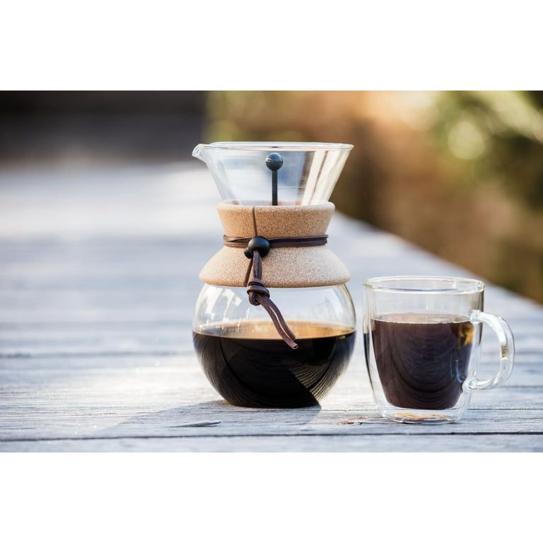 Bodum Double Wall Pour Over Coffee Maker, 34 oz.