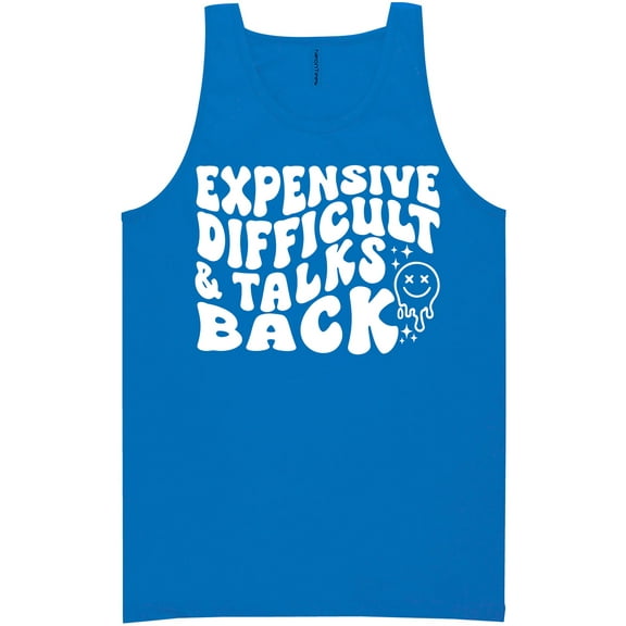 Expensive Difficult & Talks Back Neon Tank Top