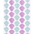 thumbnail image 2 of Party Mermaid Shell Foil Curtain - Set of 2 | Mermaid Birthday Party Supplies, Under The Sea Decorations, Let's Shellabrate, Sea Creatures Favors, Ocean Animal$$Home Decor, Kitchen, & Other, 2 of 8