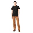 thumbnail image 3 of Dickies Women's Heavyweight Short Sleeve Pocket T-Shirt, Black, 3XL, 3 of 5