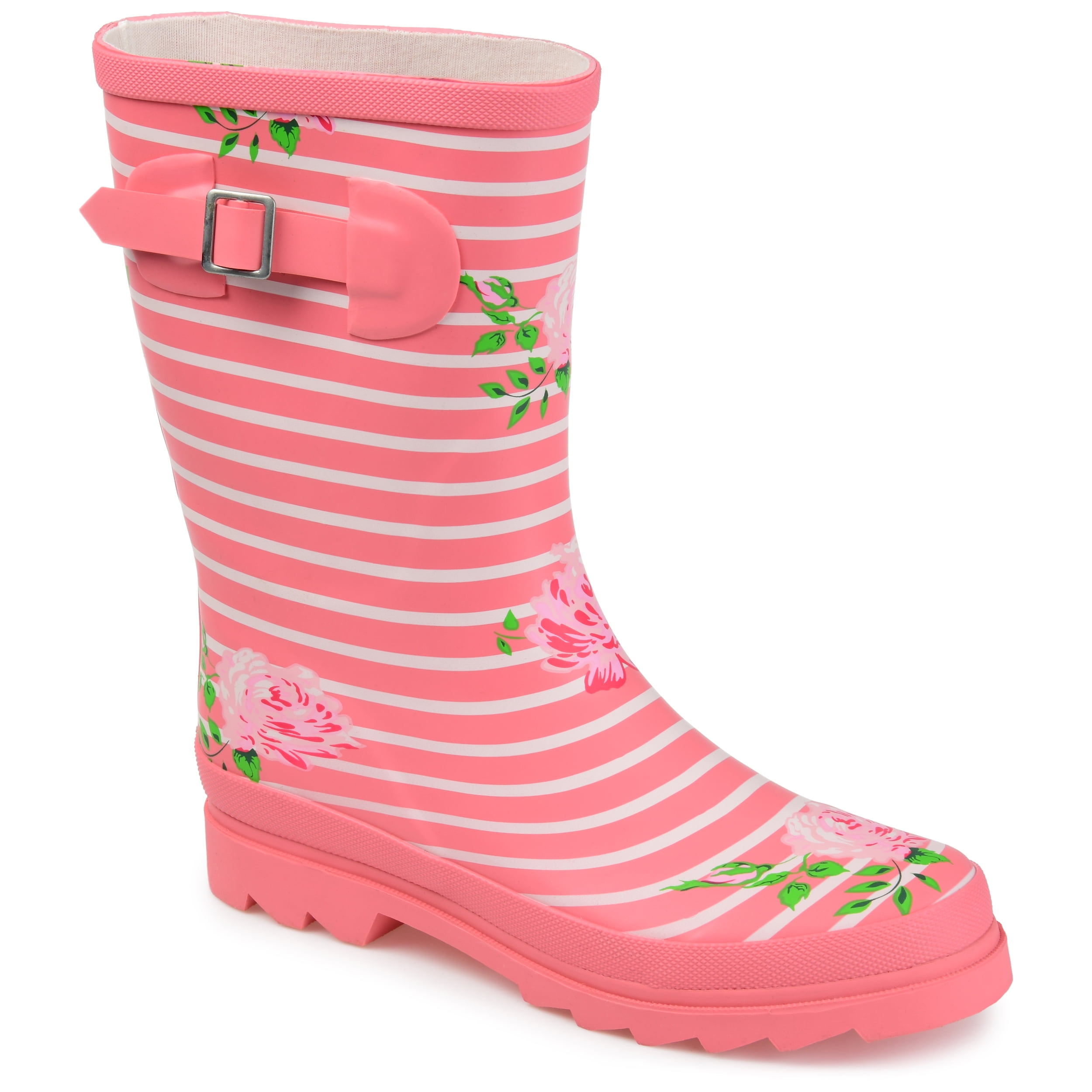Brinley Co. Womens Classic Rubber Rain 