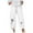 White Pants for Women, variant on safuny Women's Capri Cotton Linen Pants Petal Tube Teen Trendy Girls Dandelion Print Relaxed Elastic Waist Trousers Casual Comfy Daily Blue L
