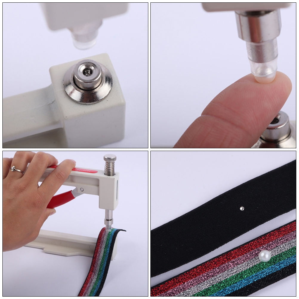 ELAYARD Multi-Color Alloy Bead Setting Tool Kit for Home Jewelry Craft Making - 1 Set Beading Supplies