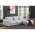thumbnail image 6 of Devion Furniture 4-Piece Upholstered Velvet & Fabric Modular Sofa in Beige, 6 of 15