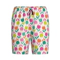 thumbnail image 6 of Daiia Tulips Flowers Mens Woven Stretch Pajama Short,Short Pajama Pants-3X-Large, 6 of 7
