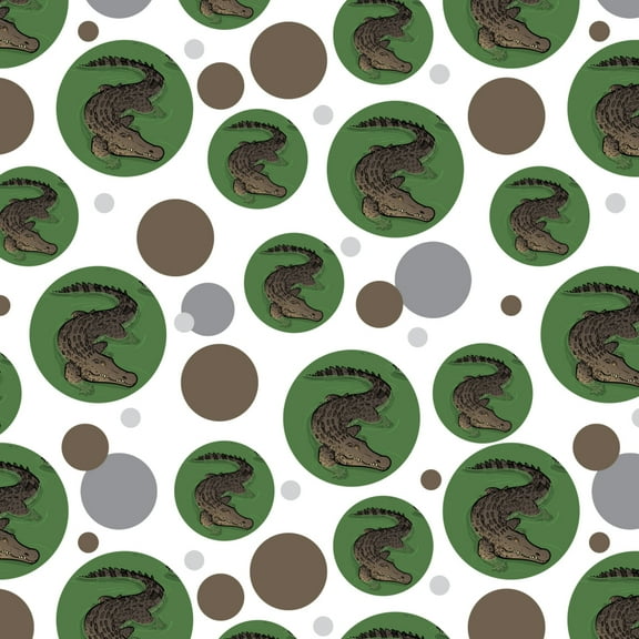Crocodile in Swamp Premium Gift Wrap Wrapping Paper Roll