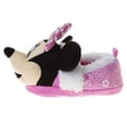 thumbnail image 3 of Disney Minnie Mouse Dual Sizes Girls Slippers. (Toddler Little Kids), Pink White, Size: 910, 3 of 7