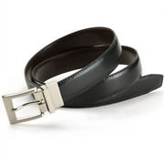 George Mens Leather Reversible Belt
