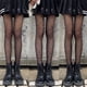 thumbnail image 2 of Medias de mujer primavera y verano finas con lazo dulce blanco leche pantimedias lolita onda redonda punto jk seda negra, 2 of 5