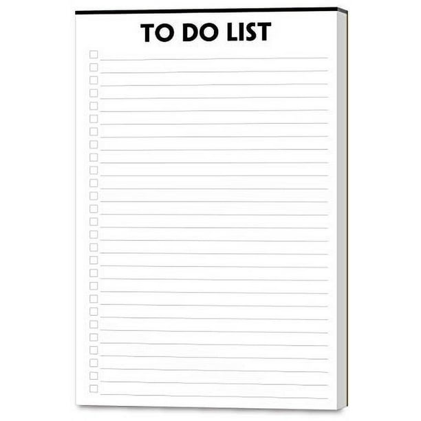 Bloc de notas de tareas pendientes Nokingo 5.5'x8.2' 50 hojas cuaderno con lista de verificación
