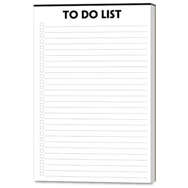 Bloc de notas de tareas pendientes Nokingo 5.5'x8.2' 50 hojas cuaderno con lista de verificación