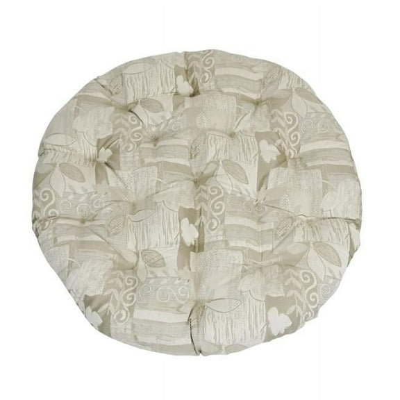 Blazing Needles Tufted Double Papasan Cushion, 44 x 44, Pine Cabin