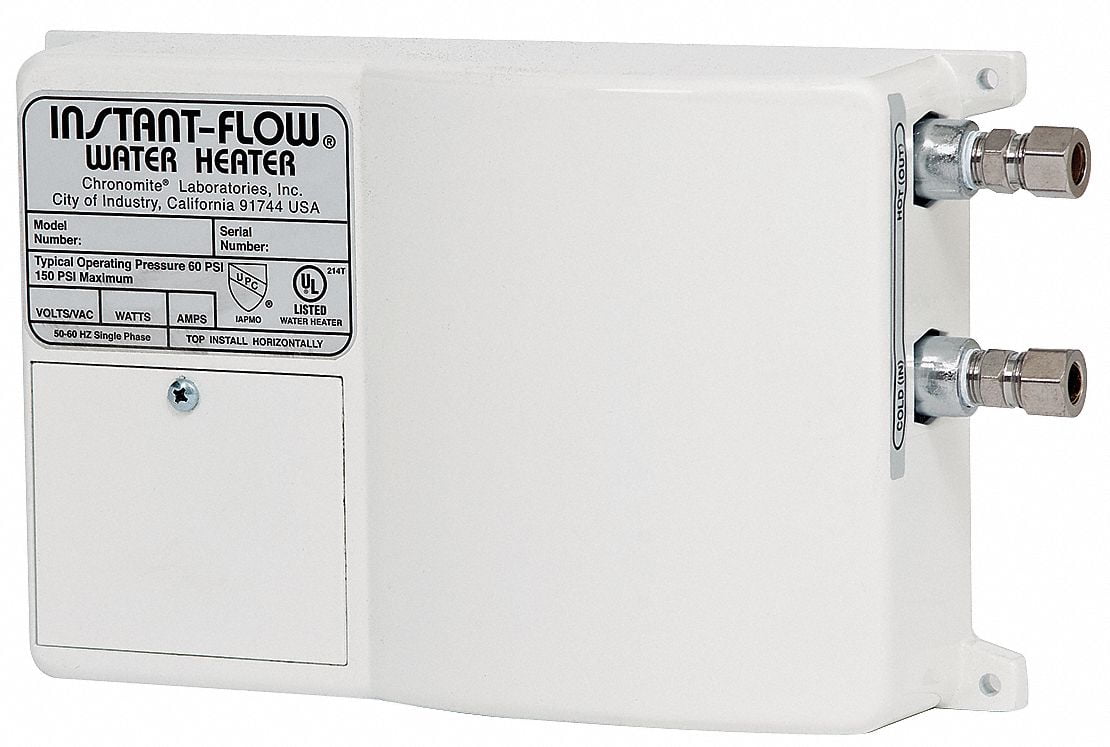Chronomite Labs Electric Tankless Water Heater,120VAC SR30L/120 HTRI