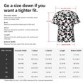 thumbnail image 2 of Yiaed Seamless Pattern Cute Panda Print Mens Short Sleeve Tight Fit T-Shirt, Crewneck Casual Tee-Large, 2 of 5