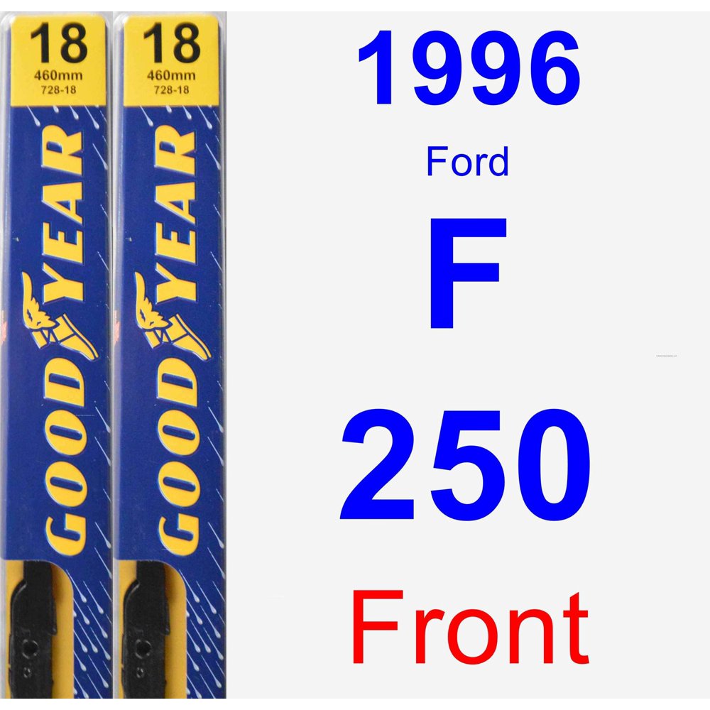 1996 Ford F250 Wiper Blade Set/Kit (Front) (2 Blades) Premium