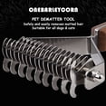 thumbnail image 4 of Rastrillo de madera de doble cara para pelo de gato (19 * 8,5 cm), peine para el aseo de perros, para eliminar el pelo de los perros, peine para el aseo de mascotas, para perros y gatos., 4 of 5