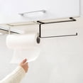 thumbnail image 4 of Manunclaims Paper Towel Hanger, Toilet Roll Holder Stand Organizer Stainless Steel Kitchen Roll Paper Towel Holder Tissue Hanger Organizer Rack for Kitchen Under Cabinet Over Door, 4 of 8