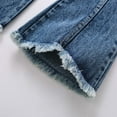 thumbnail image 6 of IROINNID Girl's Stylish Cotton Vest Top Ripped Jeans Suit, 6 of 9