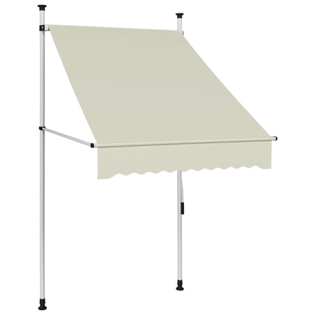 Andoer Manual Retractable Awning 39.4  Cream