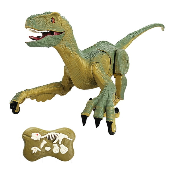 RC Velociraptor Dinosaure avec Télécommande - Jouets