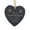 Slate Black (Design 4), variant on Darling Souvenir MADE WITH LOVE Personalized Initial Couple Names Arrow Engraved Slate Gift Hanging Christmas Tree Ornament With String