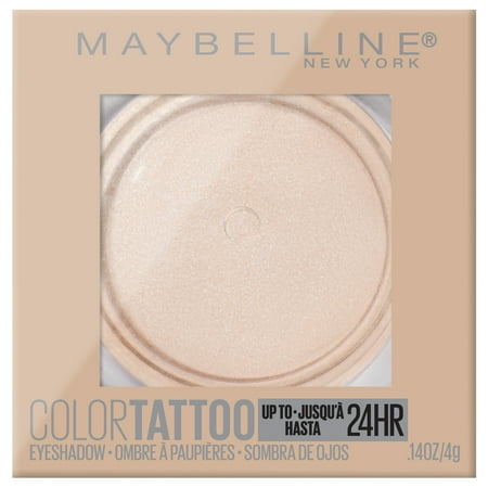 Maybelline Color Tattoo Up To 24HR Longwear Cream Eyeshadow, Front (Best Blue Eyeshadow Palette)