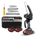 thumbnail image 2 of Chainsaw Mini Chainsaw 4 inch 6 inch Portable Chainsaw with Security Lock 2 Chains 21V Rechargeable Battery Operated Electric Chainsaw Cordless for Branches Wood Cutting Tree, 2 of 6